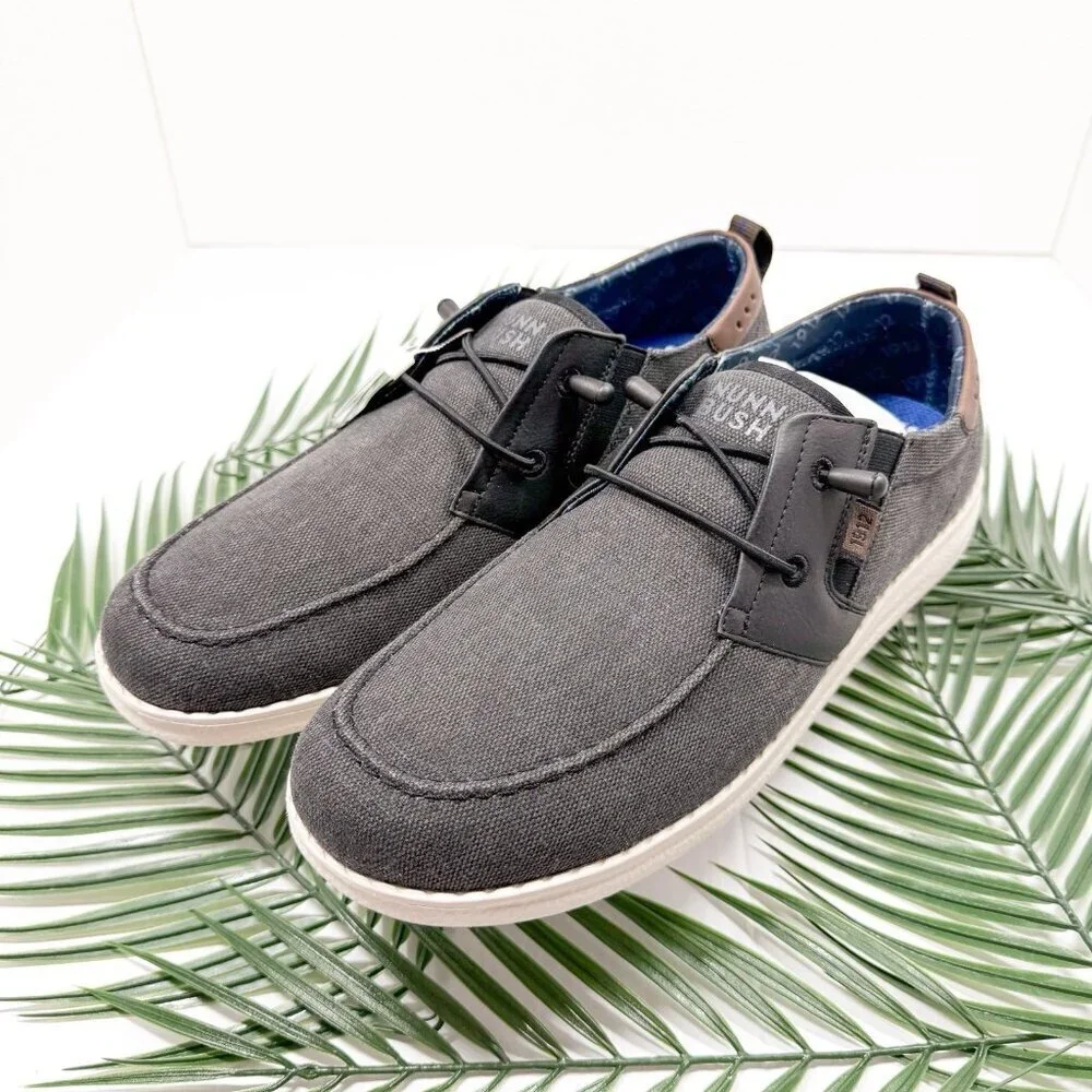 Nunn Bush Casual Shoes Men's Black Brewski Moc Toe Slip On Shoes Size 11 M
